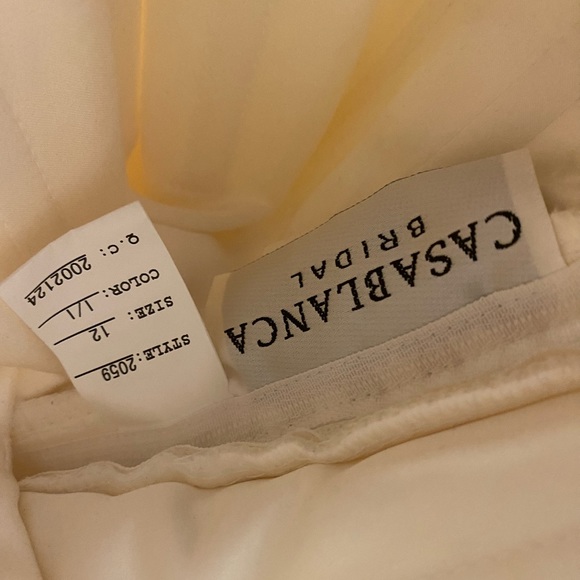 Casablanca Wedding Dress, New/Never Used - Picture 10 of 11